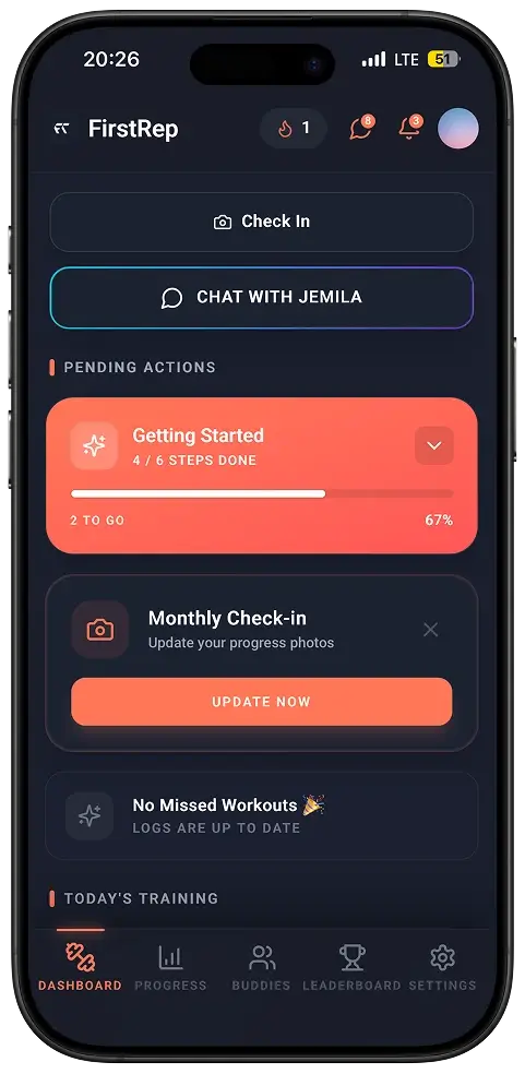 FirstRep mobile preview